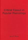 Critical essays in popular musicology