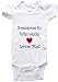 SOMEONE IN WISCONSIN LOVES ME - WISCONSIN BABY - State-series - White, Blue or Pink Onesie / Baby T-shirt