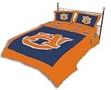 Auburn Reversible Comforter Set - Queen - Auburn Tigers