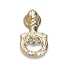 Styles inspiration - solid brass 15/16" long ornamental pendant pull i