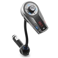 GOgroove FlexSMART X2 Wireless In-Car Bluetooth FM Transmitter with Charging, Music Control, and Hands-Free Calling for Android, iPhone, Blackberry, & Windows Smartphones