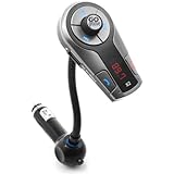GOgroove FlexSMART X2 Bluetooth In-Car FM Transmitter with USB Charging , Multipoint , Music Controls & Hands-Free Calling - Works with Apple , Samsung , LG & More Smartphones , Tablets , MP3 Players