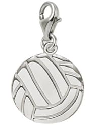 Rembrandt Charms Volleyball Charm with Lobster Clasp