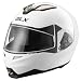 GLX DOT Full Face Modular Flip Up Motorcycle Helmet White X-Large