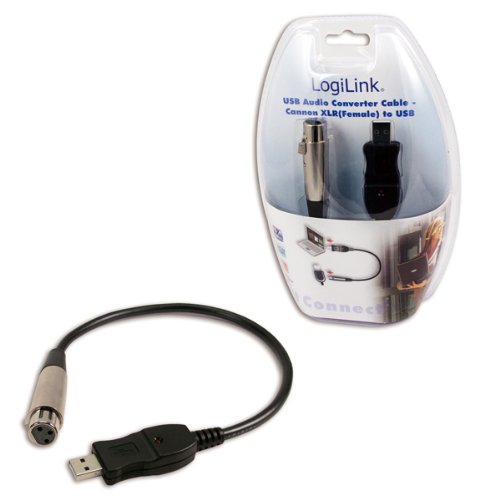 LogiLink USB Male to XLR Microphone Female Converter Kabel Preisvergleich