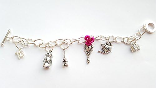16th Birthday Beauty and the Beast Charm Bracelet Jewellery