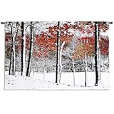 IMAGE OF Snowfall Wall Hanging - Fine Art Tapestry - 6157-WH 52