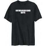 T-Shirt Mens Black  I LOVE Turks And Caicos Islander GUYS  Countries