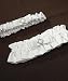 Pure Elegance In Wedding White Two Piece Bridal Garter Set