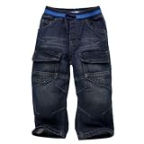 Blue Zoo- Dark blue loose fit jeans- 18-24 months