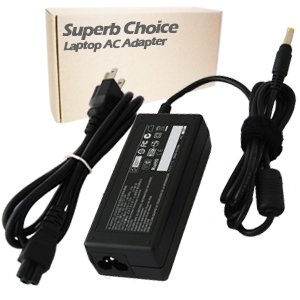 Superb Choice 65W Replacement Laptop AC Adapter Charger Power Supply for HP Compaq Presario C700 Series: C750BR C750ED C750EF C750EL C750EM C750ES C750LA C750TU C751LA C751NR C751TU C752LA C752TU C753TU C754CA C754TU C755BR C755EF C755EL C755ES C755TU C75