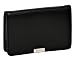 Ferragamo Black Leather Metropolitan Coin Case 66-7519BK