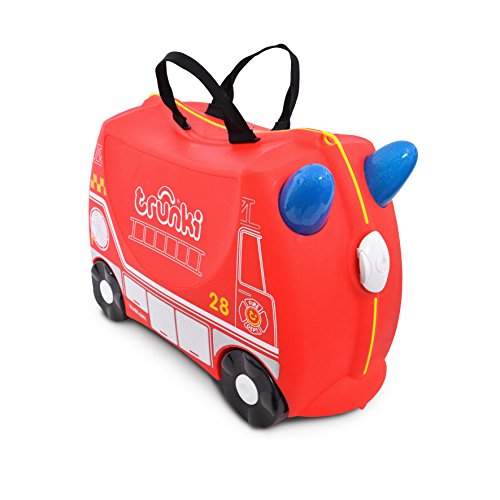 New Trunki The Original Ride-On Frank Suitcase, Red