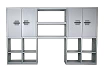 Garagemaid GM8413201 Two Large Cabinet and Three-Drawer Storage System