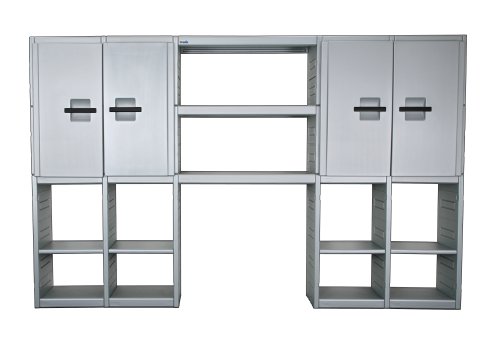 Garagemaid GM8413201 Two Large Cabinet and Three-Drawer Storage System