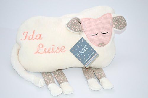 Pillow, pink, floral, Baby Lamb