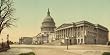 U.S. Capitol at Washington, 1902 - Exceptional 16x20-inch print of vintage color photochrome from the Library of Congress Collection