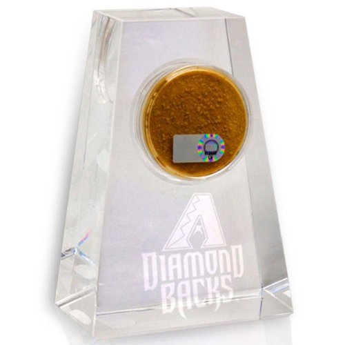 Arizona Diamondbacks Tapered Crystal Paperweight with Game Field Dirt