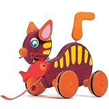 Catty The Cat Wooden Pull Toy