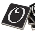 Marble Coaster Set O - Black