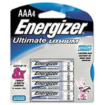 Energizer L92BP4 Battery, Lithium Aaa Photo Battery