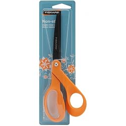 Fiskars 8-Inch Non-Stick Bent Scissors