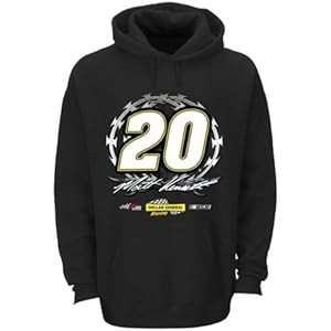 Nascar Matt Kenseth Dollar General Fan Up Black Pullover Hoodie Mens Large