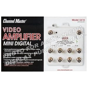 order the most Channel-Master-8Wy-Distribut-Amplifier-Cm3418-Antennas--amp--Hardware-Outdoor most cost-effective affordable critical reviews 