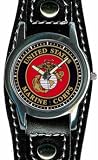 US Marine Corps Leather Strap Watch