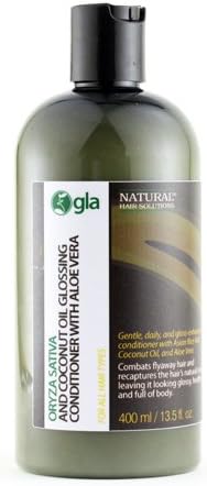 Gla Nature Oryza Sativa and Coconut Oil Glossing Conditioner with Aloe Vera 400 ml / 13.5 fl.oz