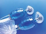 Manual Resuscitator Infant BVM w/ Bag Reservoir, Mask, Tubing, & popoff