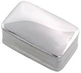 Sterling Silver Pill Box, 1 1/16 x 5/8 (27 mm X 17 mm) Rectangular Shape, High Polished Finish