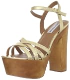 Steve Madden Women's Jupetir Platform Sandal,Gold,6 M US