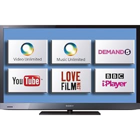 Sony KDL40EX523BU 40-inch Widescreen Full HD 1080p Internet TV with Freeview HD