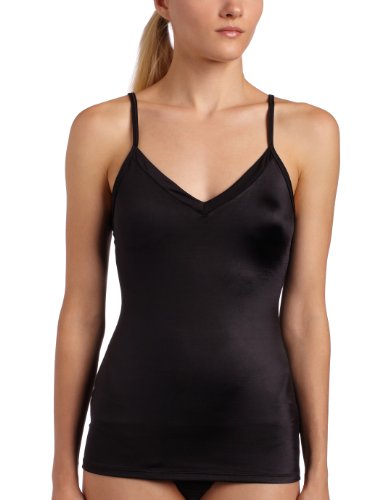 Vanity Fair Women's Body Caress Cami, Midnight Black, Medium