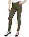 MeMoi Lisse Chino Cotton Blend Leggings