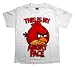 Angry Birds Angry Face Rovio Mobile Video Game Youth T-Shirt