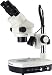 4x-80x Binocular Stereo Zoom Microscope with Dual Lighting