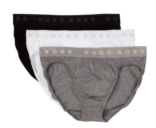 HUGO BOSS Mens Cotton Mini Brief 3 Pack
