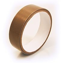 CS Hyde PTFE Coated Fiberglass with Silicone Adhesive, No Liner, 3mm Thick, Tan, 1