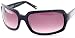 New Authentic COACH SAMANTHA SUNGLASSES S425 S-425 JET 010 Black Frame Gray/Burgundy Lens Size: 63-18-110