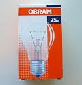 OSRAM Gl&uuml;hlampe AGL / 75 W / 230 V / E27 / klar