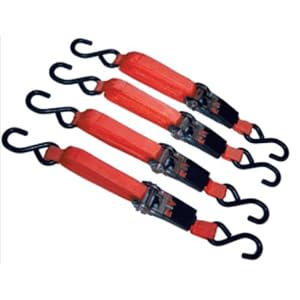 Advanced Tool Design Model ATD-8072 4 Piece Ratcheting 15 ft. Tie Down Set by ATD (Advanced Tool Design)