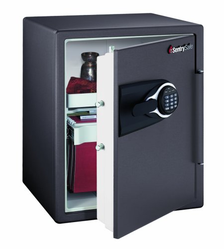 SentrySafe MSW5634 FIRE-SAFE 2.0 Cubic-Feet Electronic Safe, Gunmetal Gray