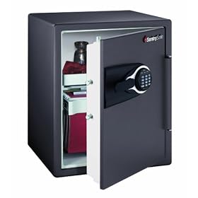 SentrySafe MSW5634 FIRE-SAFE 2.0 Cubic-Feet Electronic Safe, Gunmetal Gray