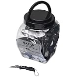 Maxam Countertop Display Bucket w 144 Key Chain Knives by B&F SYSTEMS