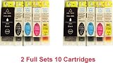 Canon CLI8 / PGI5 WITH CHIP - Multipack x2 Sets of 5 Canon Compatible Printer Ink Cartridges for Canon Pixma MP500, MP530, MP600, MP600R, MP610, MP800, MP800R, MP810, MP830, iP4200, iP4300, iP4500, iP5200, iP5200R, iP5300, Printer Inks (Contains: 2x CLI-8C, 2x CLI-8Y, 2x CLI-8M, 2x CLI-8B, 2x PGI-5BK) Latest Chip Installed, Ready For Use, No Fuss!