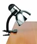 Lite Source LS-153PS/BLK Henrik Metal Clip-On Lite, Black with Polished Steel