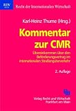 Kommentar zur CMR