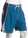 Speedo Men's Fashion Polyester Brushed Microfiber Solid with Print Parati Splice 20" Outseam Volley Watershort Swimsuit